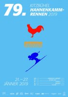 2019 © Schneestation.com - Kitzbühel Hahnenkamm Plakat 2019 - Foto: Ski Club Kitzbühel