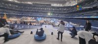 2025 � Skitrax World Tubing in Bernabeu Stadion - Foto: Skitrax World & PIPOCA D'IDEIAS