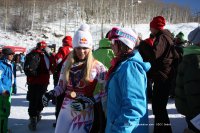 2013  Schneestation - Lindsey Vonn mit Svenja Schmidt in Beaver Creek